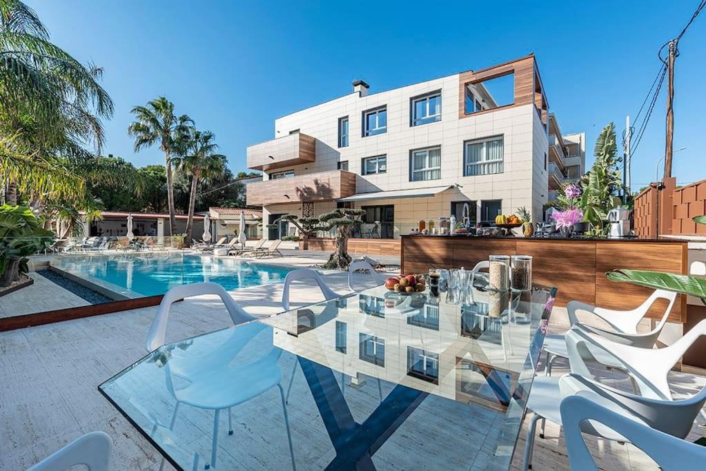Luxury Casa Con Piscina, Wifi, 150M Dal Mare Appartement Miami Playa Buitenkant foto